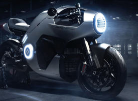 EYELIGHTS ROCKET ONE是一款未来派高性能电动摩托车